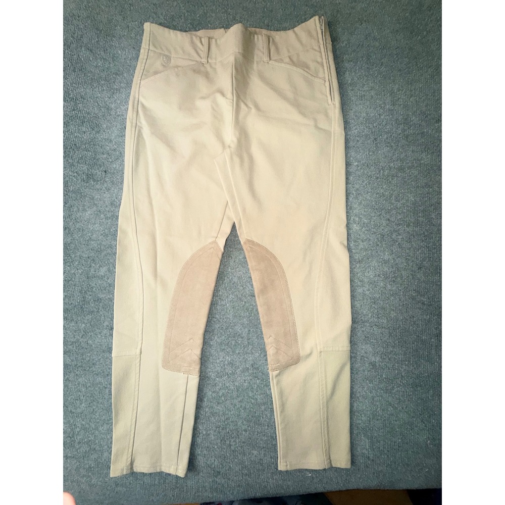 Ariat Pro Series Pro Circuit Riding Breeches Women's 32R Tan Knee Patch